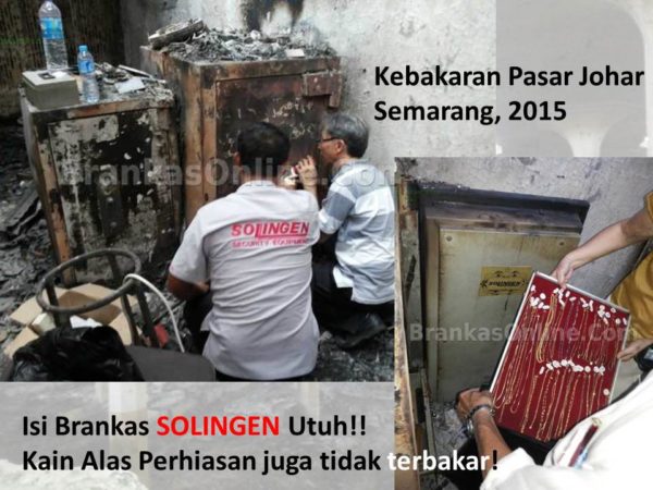 Isi brankas Utuh setelah kebakaran