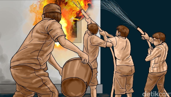 Kebakaran Rumah di Tanjung Duren