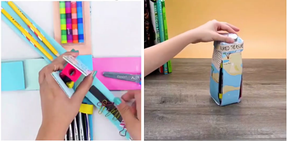 TIPS MERUBAH BEKAS BOTOL MENJADI TEMPAT SIMPANAN5